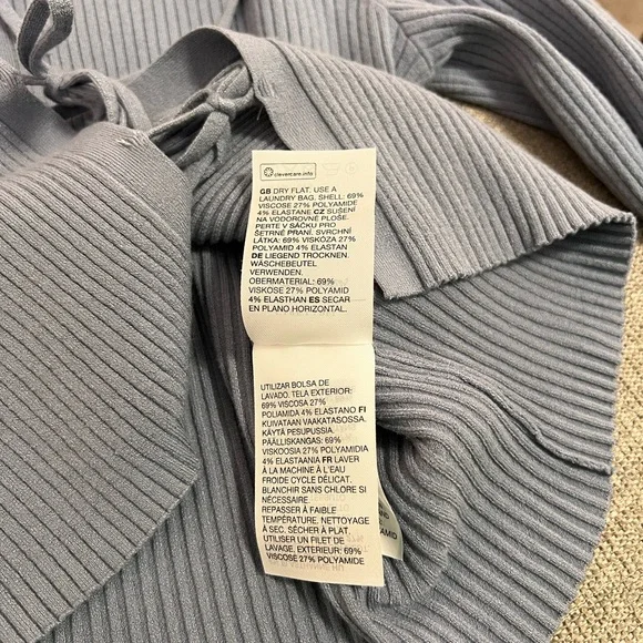 & Other Stories Tie Front Cardigan - Picture 7 of 8